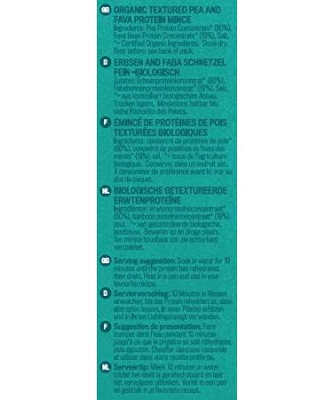 Profusion Organic Vegan Pea and Fava Protein Mince 125g 9.8 x 11.8 inches (Pack of 3) 125 g (Pack of 3) - Buy Online on SooperMarket.com