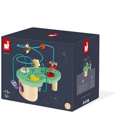 Janod Caterpillar and Co Looping - Wooden Early Learning Toy for 12 Months - Educational Fine Motor Skills Game - International Shipping Available - Buy Online on SooperMarket.com