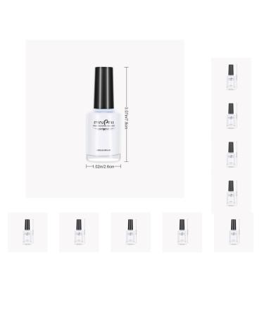 10 set of Peel Off Protective Nail Polish Manicure Liquid Tape Spill-proof Gel Tearable Nail Care Tool 15ml White 10 set of (white 15m)