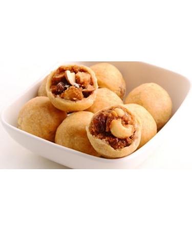 Saras Dryfruit Kachori - 200g (Pack of 2) | Crispy and Flavorful Indian Snack with a Nutty Twist | Namkeens - Buy Online on SooperMarket.com