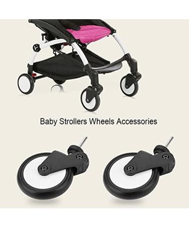 Lyrlody Replacement Rubber Wheels for Universal Strollers - Front & Rear Wheels for Yoyo/Yoya Strollers - Buy Online on SooperMarket.com