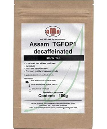 Assam TGFOP1 black tea decaffeinated Loose Leaf in the 100 g resealable bag - Buy Online on SooperMarket.com