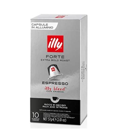 80 x ILLY - OriginalLine Compatible ALUMINIUM Capsules - FORTE (EXTRA BOLD ROAST)