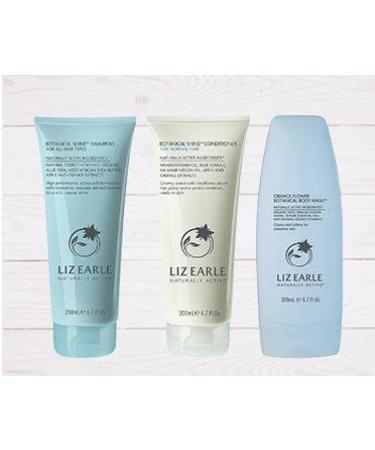 Liz Earle Head To Toe Shampoo Conditioner & Orange Flower Body Wash Collection