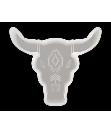 Steer Bull Skull Silicone Car Freshie Mold - Oven Safe Shiny Mold for Aroma Beads & Resin - Buy Online on SooperMarket.com