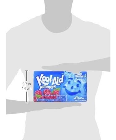 Kool-Aid Jammers Blue Raspberry Flavour 1.8L (4 Boxes of 10 Pouches) - Buy Online on SooperMarket.com