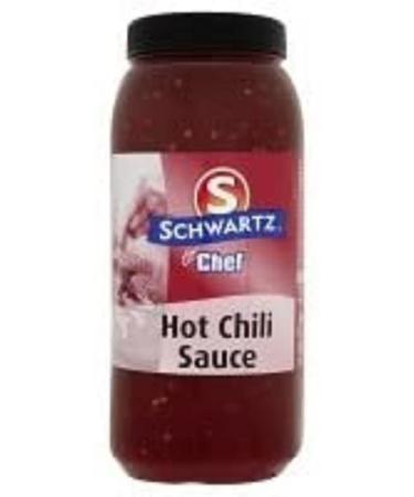 Schwartz Hot and Spicy Chilli Sauce Versatile and Fiery Chilli Sauce for Burgers Sausages and Kebabs Ideal to Add to Casseroles and Curry Dishes 2.48 kg 9920 gram