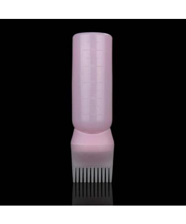 Hair Dye Bottle 160ML Shampoo Bottle Hair Comb Applicator Bottle Brush Bottle for Hair Dyeing Tool Style 3 Hair Oil Applicator Pink - Buy Online on SooperMarket.com