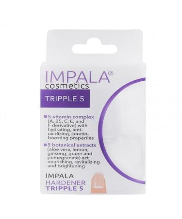 IMPALA | Hardener "Triple 5" | Strengthens Protects Against Breaks Gives Healthy and Shiny Appearance and Improves Nails | Vitamin Complex with 5 Vitamins - A B5 C E and F | 5 Botanical Extracts 18