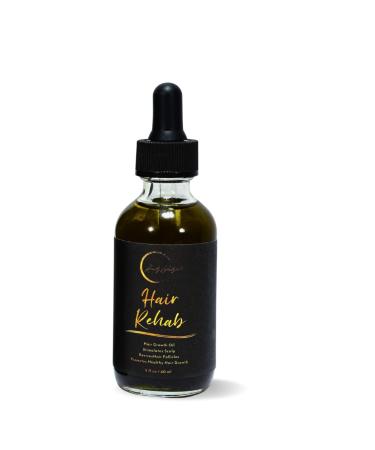Keauty Lifestyle - Hair Rehab Hair Growth Oil Men & Women  Natural Ability to Stimulate Hair Follicles for Visibly Stronger  Thicker  & Healthier Hair. Over 10 Essential Natural Oils   Proven Results (24 Fl Oz   60ml)  G...