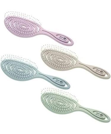 Head Jog 08 Paddle Brush with Flexible Soft Pin Bristles - Detangle Wet or Dry Hair, Ideal for Straight, Curly, and Wavy Hair - Original Collection Oatmeal - Buy Online on SooperMarket.com