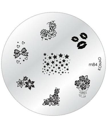 Konad stencil stamping stamping stencil M84