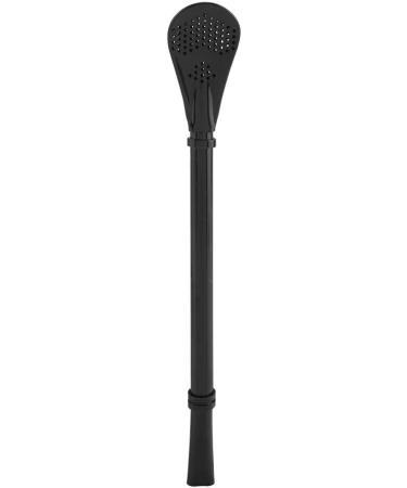 Spoon Straws Stainless Steel Straws Stainless Steel Metal Drinking Straw Spoon Resuable Washable Stirring Scoop (Black) - Buy Online on SooperMarket.com