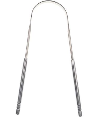 Stainless Steel Tongue Scraper Set - Safe & Easy Tongue Cleaner for Bad Breath Relief | International Shipping - Buy Online on SooperMarket.com