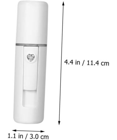 Baluue 6 Pcs Spray Meter Essential Oils Diffusers for Home Portable Humidifer Mist Sprayer Plastic White - Buy Online on SooperMarket.com