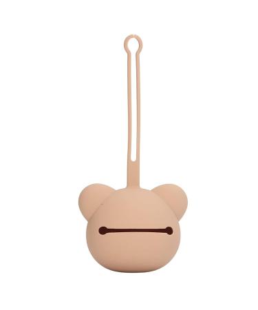 Buy Modern Coffee Silicone Pacifier Chain & Storage Case - Easy to Clean Soft & Dust-Proof for Dental Care - Buy Online on SooperMarket.com