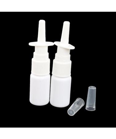 Tiuimk 20ml (2pcs) White Spray Bottles - Perfect for Travel Use Nasal Spray and More - Buy Online on SooperMarket.com