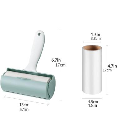 Pet Hair Extra Sticky Lint Roller - 300 Sheets with 5 Refills | Dehairing Tool for Furniture & Clothes | Pink Color - Buy Online on SooperMarket.com