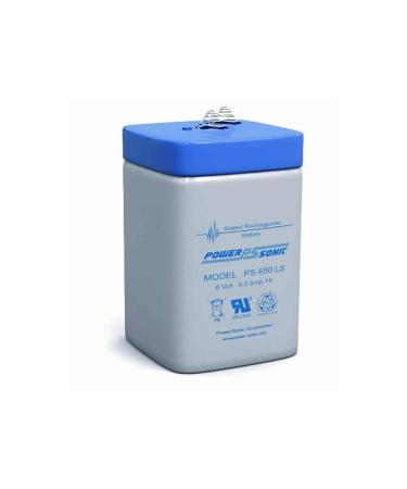 Power-Sonic PS-650 LS Rechargeable SLA Battery 6v 5ah