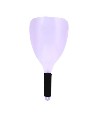 2PcsProfessional Plastic Anti-Slip Hair Salon Hairdresser Styling Mask Tools Face Shield Haircut Cover Mask Face Eyes Protector (Purple)