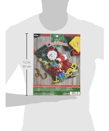 Bucilla Santa's Sleigh Stocking Kit - Multicolor - Buy Online on SooperMarket.com