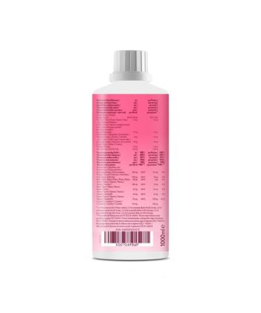 Buy Gymqueen Zero Drink Cherry 1000ml - Low Calorie Beverage Concentrate with B Vitamins & L-Carnitine | Sugar-Free Syrup for Metabolism - Buy Online on SooperMarket.com