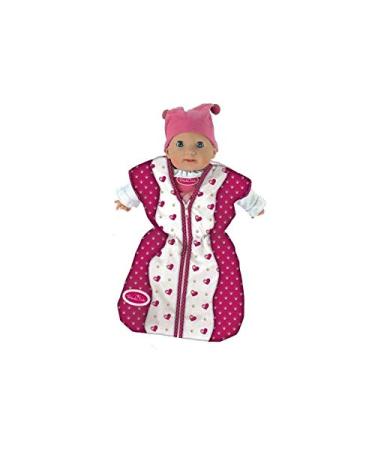 Baby Coralie doll sleeping bag with zipper |For approx. 40 to 50 cm dolls |Toys for children from 3 years of unit size