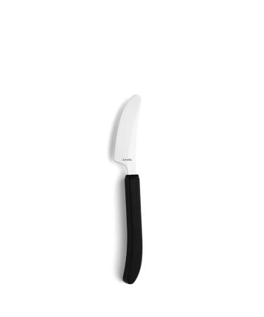 AMEFA SELECT 3001 knives with grip thickening 18/10 stainless steel cutlery black especially eating aid for seniors everyday help cutlery rust -free & dishwasher -safe knife straight