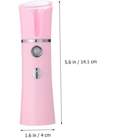 FOYTOKI 1pc Facial Spa Steamer Spray Cleaner Pore Cleaner Pink Handheld Spray 14.10X4.00X4.00CM - Buy Online on SooperMarket.com