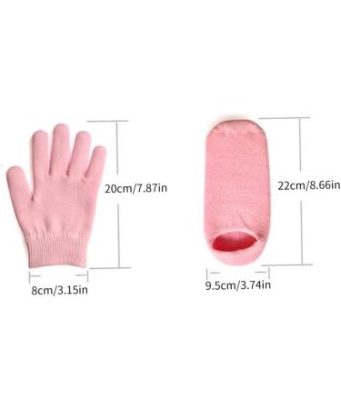 Moisturizing Gel Glove Sock Essential Oil Spa Glove Sock for Hand Feet Dry Skin Care 2Pairs Spa Gloves And Socks - Buy Online on SooperMarket.com