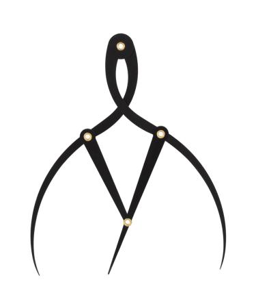 HAPINARY Compass Guide Template Tools Eyebrow Tools Eyebrow Measuring Ruler Makeup Gadgets Eyebrow Rulers Makeup Tools Curve