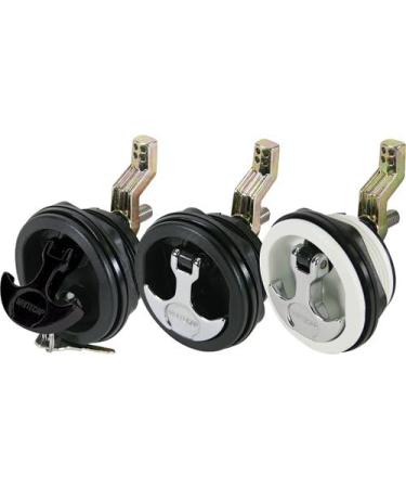 Whitecap T-Handle Non-Locking Latch - Black | High-Quality Marine Grade Hardware - Buy Online on SooperMarket.com