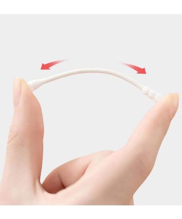 600 Counts Organic Cotton Swabs - Double Tipped Cruelty-Free Ear Buds | Eco-Friendly & Safe for All - Buy Online on SooperMarket.com
