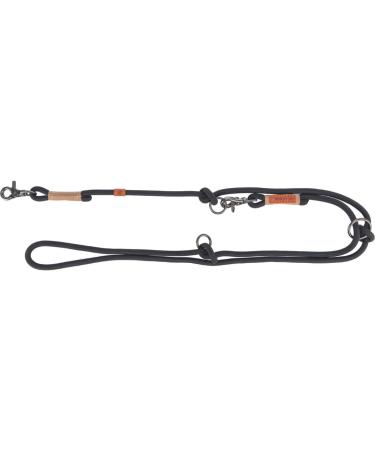 Trixie Hundeleine Be Nordic V -Line L - XL 2.00 m 13 mm in black/sand - adjustable dog leash with Nordic charm - for large to very large dogs - 17235 L -XL black/sand