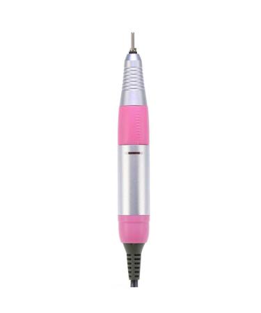 BEALIFE Manicure Lathe Nail Drill Handle Replaced Part Handily Install Long-lasting Rustproof ABS Compact Size Convenience Rose Red