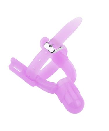 Adjustable Thumb Sucking Finger Protector for Babies & Toddlers - Silicone Teething Ring in Purple - Buy Online on SooperMarket.com