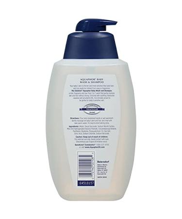 Aquaphor Baby Wash & Shampoo Fragrance Free - 25.4 fl oz (750 ml) | Gentle Skin Care - Buy Online on SooperMarket.com
