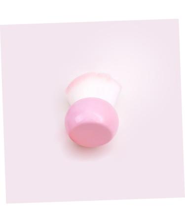 Angoily Portable Makeup Blush Brush - Professional Travel Brush for Women | Soft Pink Fur Foundation Tool - Buy Online on SooperMarket.com