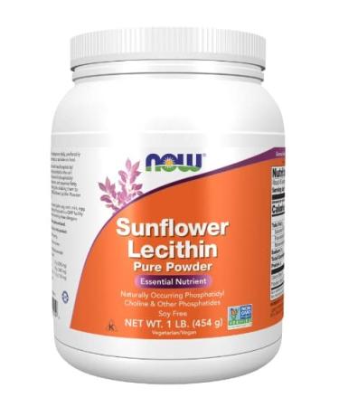 Now Foods Sunflower Lecithin Pure Vegan Powder 454g