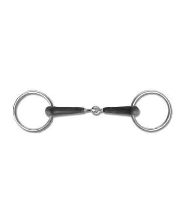 WALDHAUSEN rubber snaffle single jointed width 12.5 cm
