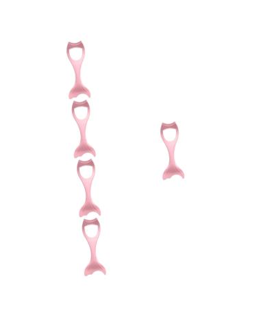 Housoutil 5pcs Eyeliner Auxiliary Artifact Eyeliner Tool Makeup Applicator Eye Liner Guide Template Makeup Eyeshadow Mascara Applicator Tool Women Protective Cover Miss Protection 15X4.5CMx5pcs Pinkx5pcs