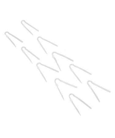 10pcs Sound Aid Tube R Type Prevent Earwax PVC Sound Amplifiers Earmold Tubing Set 3.3 * 2mm Sound Aid Tubing Replacement Ear Tubes Hearings Aid Tubes for