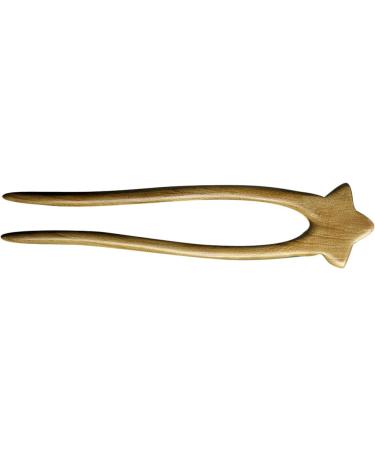 minkissy Wooden Star Hair Stick - Antique Chinese Hair Forks Vintage Wooden Hairpin for Long Hair Hanfu Headdress for Bride Ladies Women Girls - Buy Online on SooperMarket.com