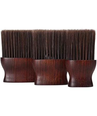 Desikixudy Barber Neck Duster Brush for Hair Cutting Soft Neck Cleaning Brush Professional Salon Barber Tool Red-Brown 2 - Buy Online on SooperMarket.com
