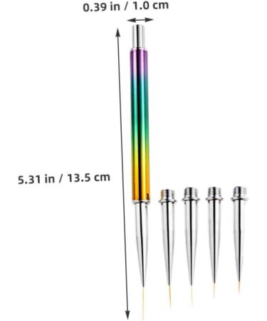 PLAFOPE 1 Set Nail Art Drawing Pen Thin Nail Art Brush Nail Painting Nail Art Pen Salon Nail Art Tools Nail Salon Manicure Drawing Tool Nail Art Supplies Manicure Liner Manicure Painting - Buy Online on SooperMarket.com