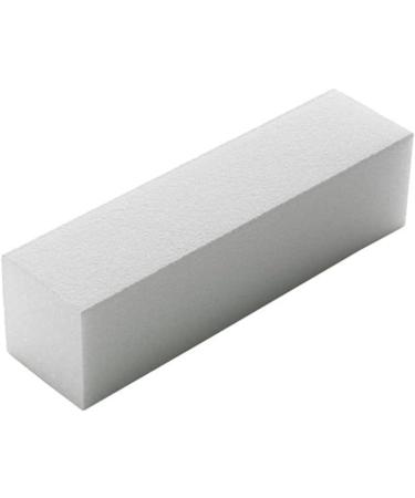 1PC White Nail Buffer Block 4 Way Nail File Buffing Sanding Buffer Nail Art Tips Tool Fingernail Manicure Pedicure Kit For Salon Or Home Use nail files and buffers - Buy Online on SooperMarket.com