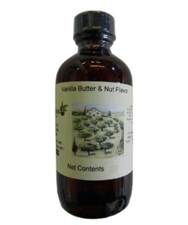Natural Vanilla Butter & Nut Flavor 4 oz 4 Fl Oz (Pack of 1)