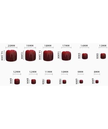 Decorative nail patch fake nails wears a nail toenail with solid color and black toenail patch and the finished nail patch is detachable and white-footed. - Buy Online on SooperMarket.com