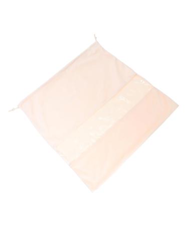 MUSISALY 1pc Hair Dryer Storage Bag Bag Organizer Make up Organizer Bag Gym Drawstring Bag Beige Pvc