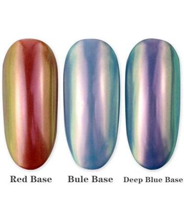MEILINDS Chrome Nail Powder - Aurora & Mermaid Nail Powders with Silicone Brush (2 Boxes) - Buy Online on SooperMarket.com